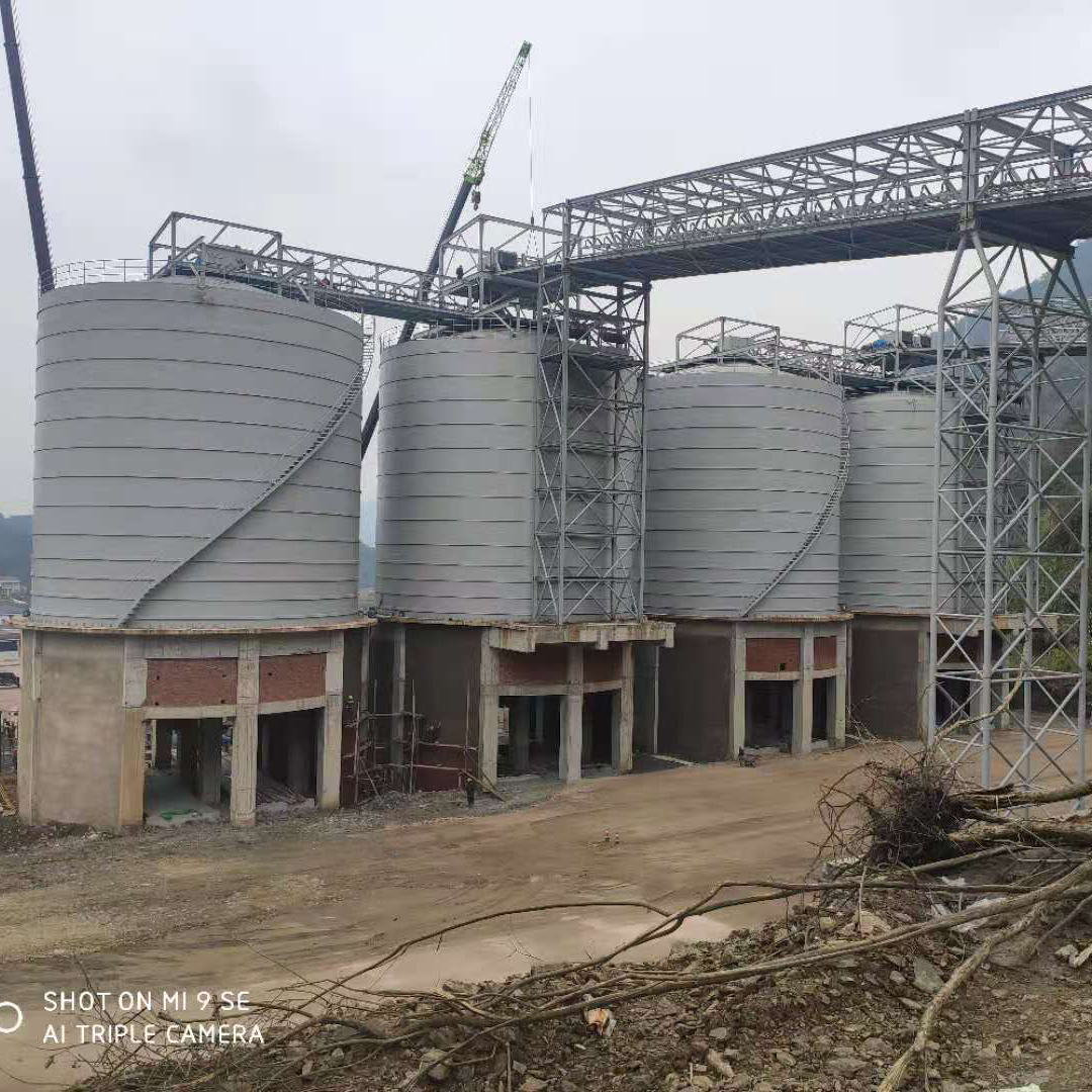 滁州3000吨骨料钢板库